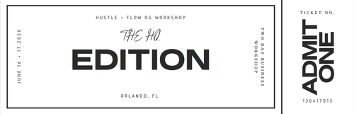 Hustle + Flow OG WorkShop June 16th + 17th